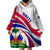 Haiti Independence Anniversary Wearable Blanket Hoodie Ayiti Basic Style - Wonder Print Shop