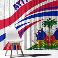 Haiti Independence Anniversary Window Curtain Ayiti Basic Style - Wonder Print Shop
