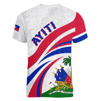 Haiti Independence Anniversary Women V Neck T Shirt Ayiti Basic Style - Wonder Print Shop