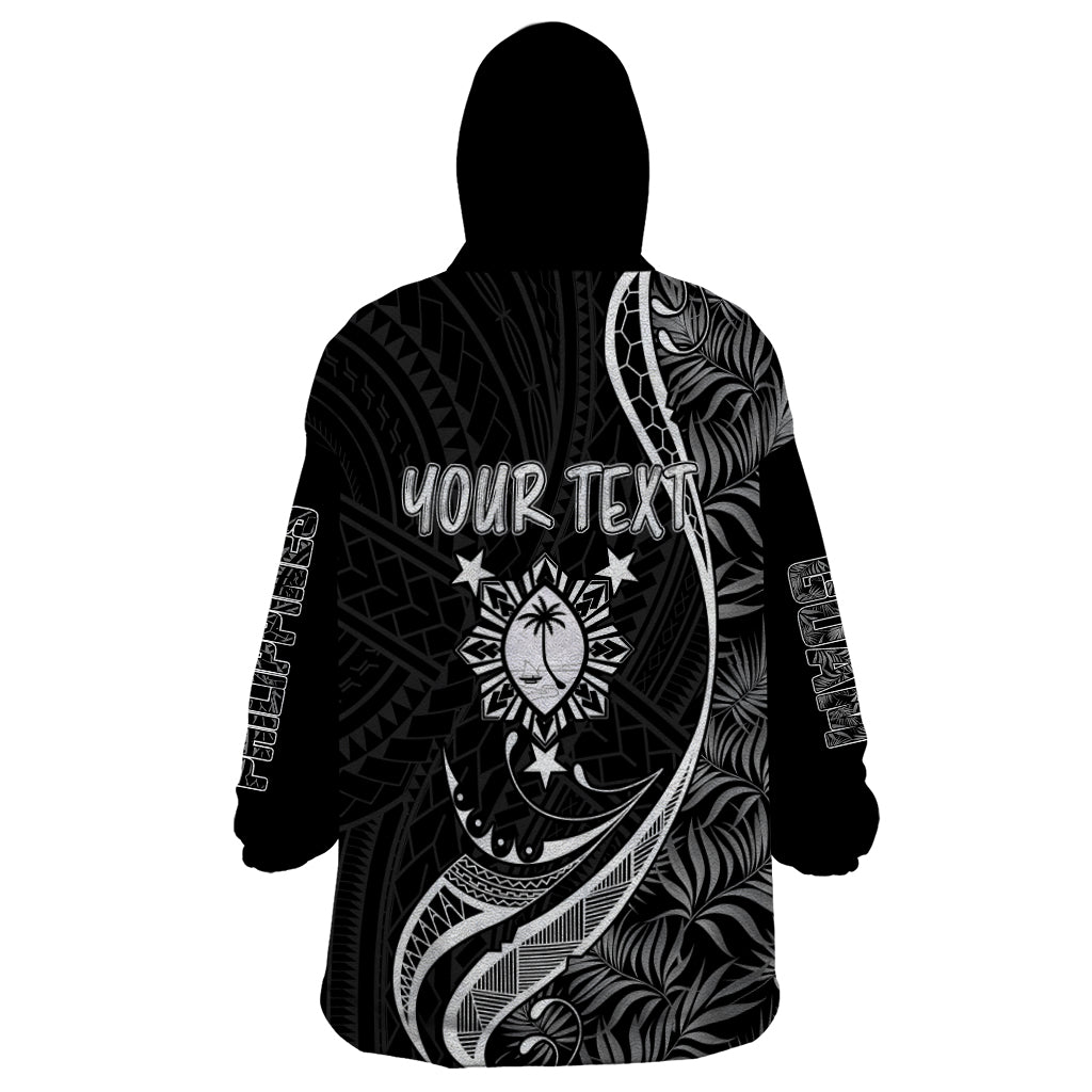 Personalised Philippines Mix Guam Wearable Blanket Hoodie Tropical Style - Wonder Print Shop