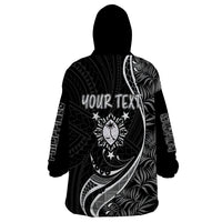 Personalised Philippines Mix Guam Wearable Blanket Hoodie Tropical Style - Wonder Print Shop