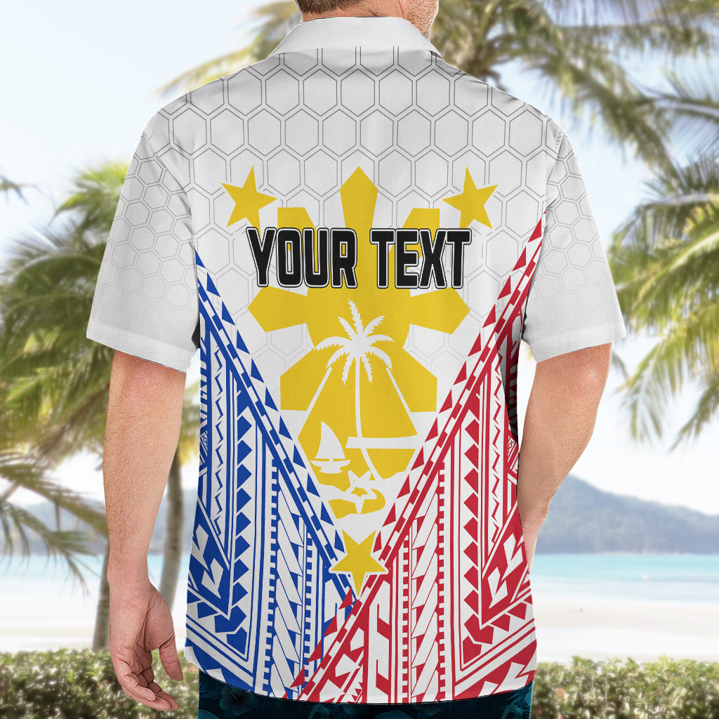 Personalised Philippines Mix Guam Hawaiian Shirt Filipino Flag Style - Wonder Print Shop