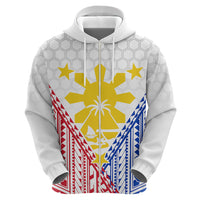 Personalised Philippines Mix Guam Hoodie Filipino Flag Style - Wonder Print Shop
