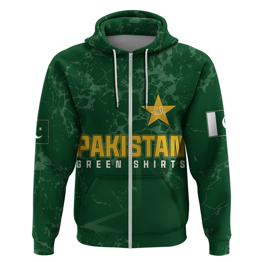 Personalised Pakistan Women Cricket Hoodie Marble Patterns - Wonder Print Shop