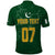 Personalised Pakistan Women Cricket Polo Shirt Marble Patterns - Wonder Print Shop