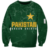 Personalised Pakistan Women Cricket Sweatshirt Marble Patterns - Wonder Print Shop