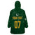 Personalised Pakistan Women Cricket Wearable Blanket Hoodie Marble Patterns - Wonder Print Shop