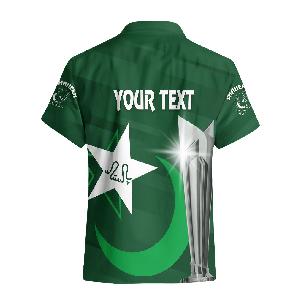 Personalised Pakistan Women Cricket Hawaiian Shirt World Cup T20 Eagle Symbol - Wonder Print Shop