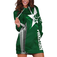 Personalised Pakistan Women Cricket Hoodie Dress World Cup T20 Eagle Symbol - Wonder Print Shop