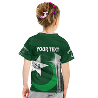 Personalised Pakistan Women Cricket Kid T Shirt World Cup T20 Eagle Symbol - Wonder Print Shop