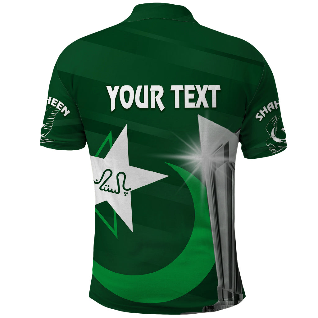 Personalised Pakistan Women Cricket Polo Shirt World Cup T20 Eagle Symbol - Wonder Print Shop