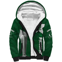 Personalised Pakistan Women Cricket Sherpa Hoodie World Cup T20 Eagle Symbol - Wonder Print Shop