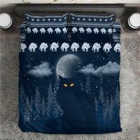Yule Cat Christmas Bedding Set Jolakotturinn Snowy Night LT7 - Wonder Print Shop