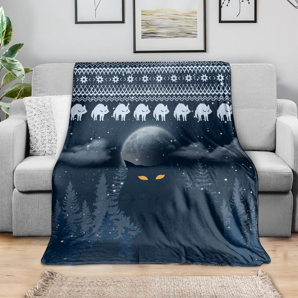 yule-cat-christmas-blanket-jolakotturinn-snowy-night