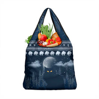 Yule Cat Christmas Grocery Bag Jolakotturinn Snowy Night