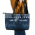 Yule Cat Christmas Leather Tote Bag Jolakotturinn Snowy Night - Wonder Print Shop