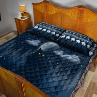 Yule Cat Christmas Quilt Bed Set Jolakotturinn Snowy Night - Wonder Print Shop