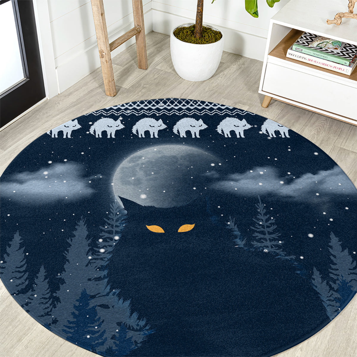 yule-cat-christmas-round-carpet-jolakotturinn-snowy-night