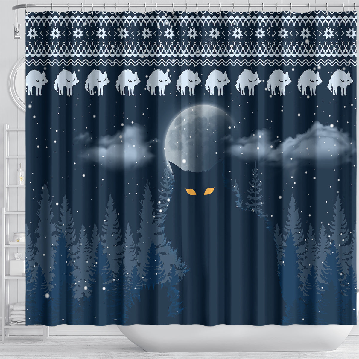 yule-cat-christmas-shower-curtain-jolakotturinn-snowy-night