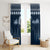 Yule Cat Christmas Window Curtain Jolakotturinn Snowy Night - Wonder Print Shop