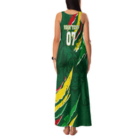 Custom Senegal Football Family Matching Tank Maxi Dress and Hawaiian Shirt Nations Cup 2024 Tranga Lions - Wonder Print Shop