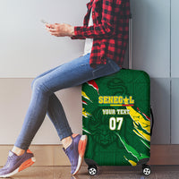 Custom Senegal Football Luggage Cover Nations Cup 2024 Tranga Lions - Wonder Print Shop