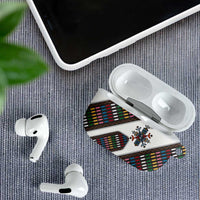 Habesha Kemis Inspired Tilet Pattern AirPods Case White