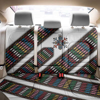 Habesha Kemis Inspired Tilet Pattern Back Car Seat Cover White