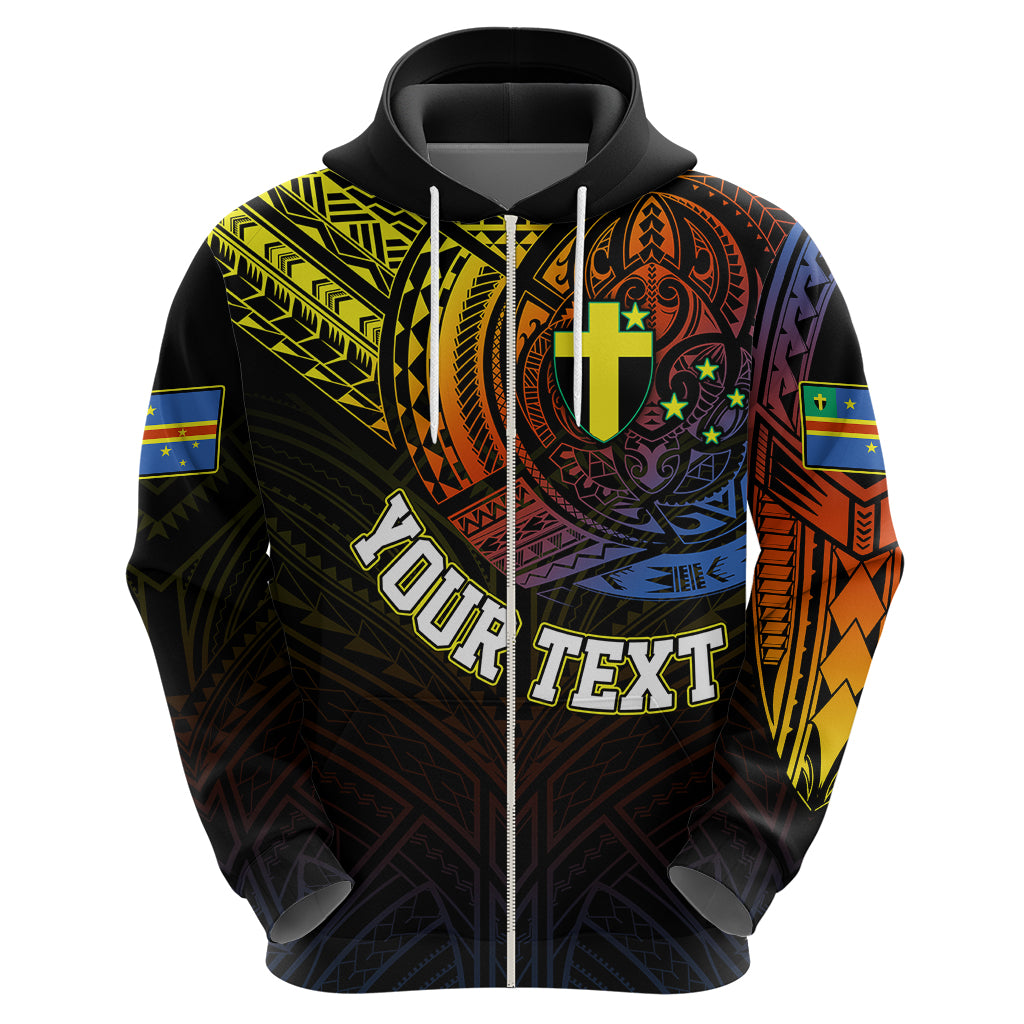 Custom Vanuatu Hoodie Turtle Chest Tattoo Flag Color - Tafea - Wonder Print Shop