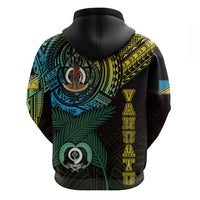 Custom Vanuatu Hoodie Turtle Chest Tattoo Flag Color - Torba - Wonder Print Shop