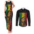 Reggae King Marley Couples Matching Tank Maxi Dress and Long Sleeve Button Shirt Typeset Grunge Style LT7 - Wonder Print Shop