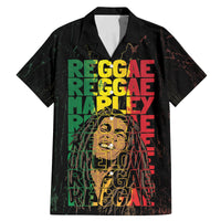 Reggae King Marley Family Matching Mermaid Dress and Hawaiian Shirt Typeset Grunge Style LT7 - Wonder Print Shop