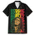 Reggae King Marley Family Matching Off Shoulder Maxi Dress and Hawaiian Shirt Typeset Grunge Style LT7 - Wonder Print Shop