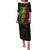 Reggae King Marley Family Matching Puletasi and Hawaiian Shirt Typeset Grunge Style - Wonder Print Shop