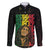 Reggae King Marley Family Matching Summer Maxi Dress and Hawaiian Shirt Typeset Grunge Style - Wonder Print Shop
