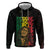 Reggae King Marley Hoodie Typeset Grunge Style - Wonder Print Shop