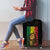 Reggae King Marley Luggage Cover Typeset Grunge Style