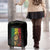 Reggae King Marley Luggage Cover Typeset Grunge Style - Wonder Print Shop
