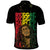 Reggae King Marley Polo Shirt Typeset Grunge Style