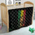 Reggae King Marley Quilt Typeset Grunge Style - Wonder Print Shop
