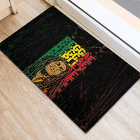 Reggae King Marley Rubber Doormat Typeset Grunge Style - Wonder Print Shop