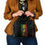 Reggae King Marley Shoulder Handbag Typeset Grunge Style