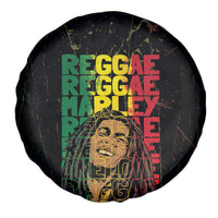 Reggae King Marley Spare Tire Cover Typeset Grunge Style - Wonder Print Shop