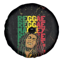 Reggae King Marley Spare Tire Cover Typeset Grunge Style - Wonder Print Shop