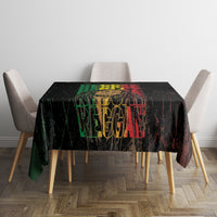 Reggae King Marley Tablecloth Typeset Grunge Style - Wonder Print Shop