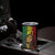 Reggae King Marley Tumbler Cup Typeset Grunge Style