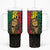 Reggae King Marley Tumbler With Handle Typeset Grunge Style - Wonder Print Shop