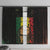 Reggae King Marley Window Curtain Typeset Grunge Style - Wonder Print Shop