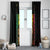 Reggae King Marley Window Curtain Typeset Grunge Style - Wonder Print Shop