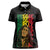 Reggae King Marley Women Polo Shirt Typeset Grunge Style - Wonder Print Shop